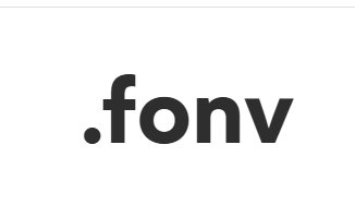 파트너사 .fonv 로고